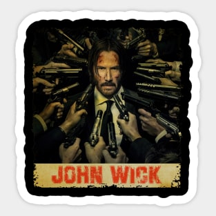 Vintage John Wick Sticker